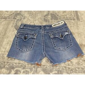 Miss Chic Denim Jean shorts , Size 5, Bling Juniors Womens